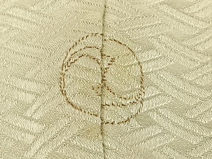 平和屋着物●訪問着　駒刺繍　絞り　秋草文　金彩　正絹　逸品　BAAY3623hj
