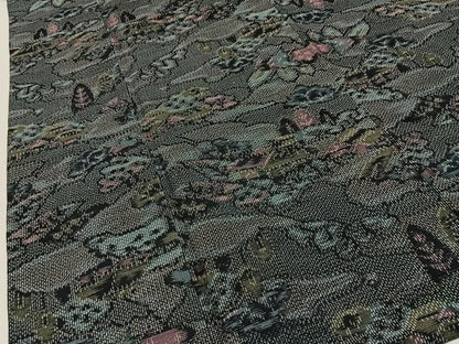 平和屋着物■上質な紬　風景文　正絹　逸品　BAAY3625hj