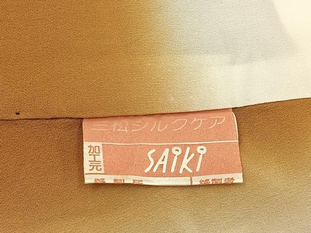 平和屋着物■上質な小紋　変わり縞　正絹　逸品　BAAY3629hj