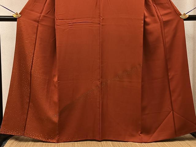 平和屋着物■訪問着　箔散らし　金彩　正絹　逸品　BAAY3632hj
