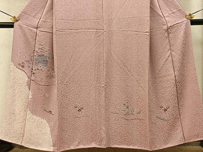 平和屋着物■訪問着　絞り　刺繍　茶屋辻　金糸　正絹　逸品　BAAY3635hj