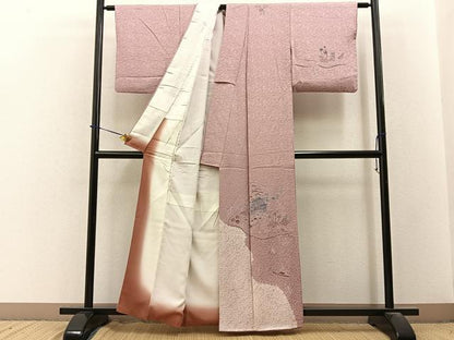 平和屋着物■訪問着　絞り　刺繍　茶屋辻　金糸　正絹　逸品　BAAY3635hj