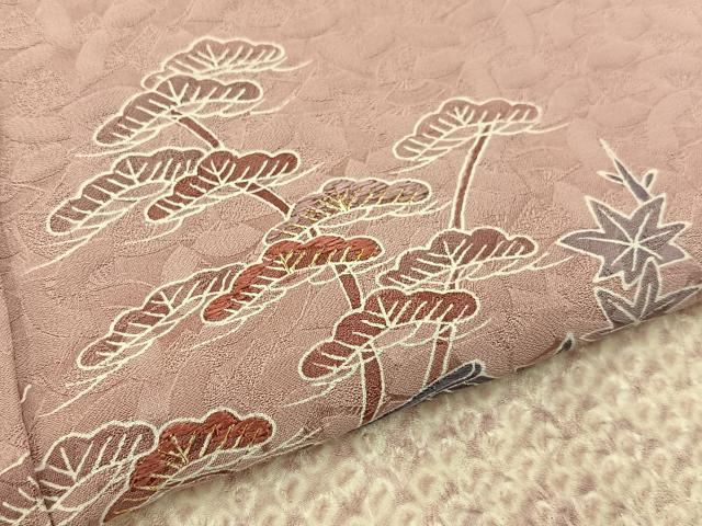 平和屋着物■訪問着　絞り　刺繍　茶屋辻　金糸　正絹　逸品　BAAY3635hj