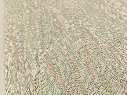 平和屋着物■上質な紬　抽象文様　正絹　逸品　BAAY3642hj
