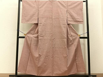 平和屋着物■上質な紬　霞文　正絹　逸品　未使用　BAAY3643hj