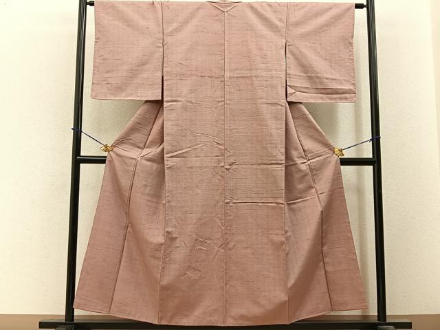 平和屋着物■上質な紬　霞文　正絹　逸品　未使用　BAAY3643hj