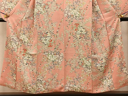 平和屋着物■豪華振袖　飾花文　正絹　逸品　BAAY3673hj