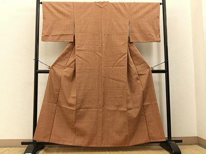 平和屋着物■上質な紬　子持ち縞　鈴乃屋扱い　正絹　逸品　BAAY3688hj