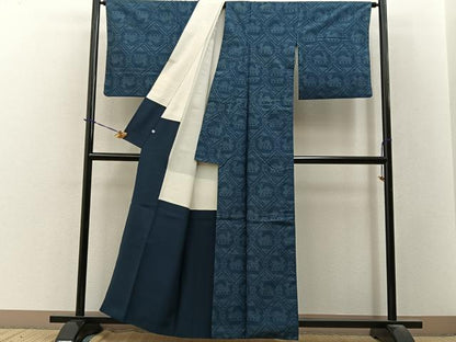 平和屋着物■上質な紬　100亀甲　有栖川　鈴乃屋扱い　正絹　逸品　BAAY3689hj
