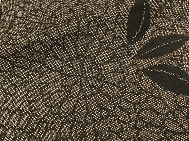 平和屋着物■本場大島紬　7マルキ　菊　正絹　逸品　BAAY3692hj