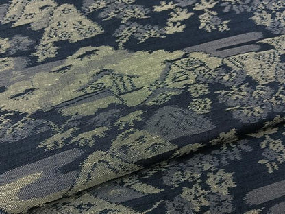 平和屋着物■上質な紬　風景文　鈴乃屋扱い　正絹　逸品　BAAY3695hj