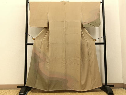 平和屋着物■訪問着　作家物　霞文　正絹　逸品　BAAY3699hj