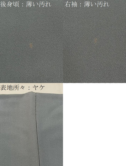 平和屋着物■上質な色無地　豆がら茶色　正絹　逸品　BAAY3715hj