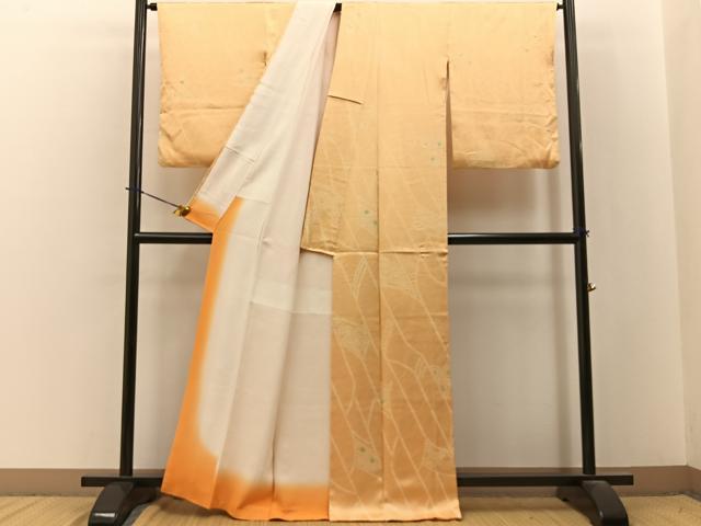 平和屋着物■上質な小紋　絞り　有職文　正絹　逸品　BAAY3735hj