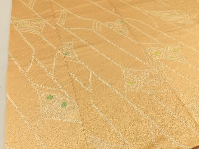 平和屋着物■上質な小紋　絞り　有職文　正絹　逸品　BAAY3735hj