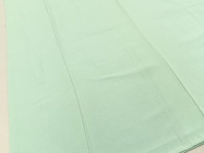 平和屋着物■上質な色無地　白緑色　正絹　逸品　未使用　BAAY3745hj
