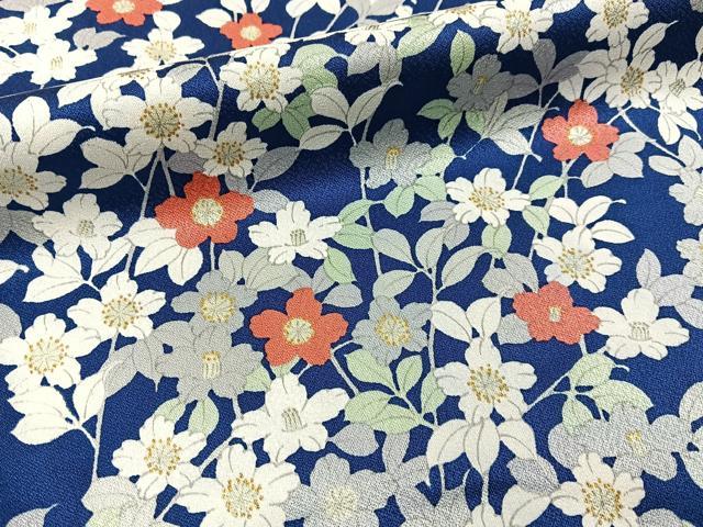 平和屋着物■上質な小紋　草花尽くし　正絹　逸品　BAAY3746hj
