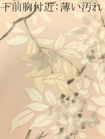 平和屋着物■上質な小紋　枝花文　正絹　逸品　BAAY3747hj