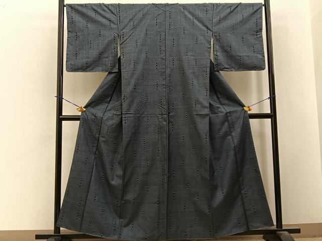 平和屋着物■本場大島紬　7マルキ　抽象文様　正絹　逸品　未使用　BAAY3753hj