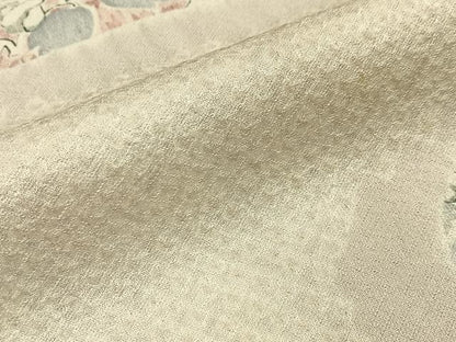 平和屋着物■訪問着　絞り　花蝶文　正絹　逸品　BAAY3756hj