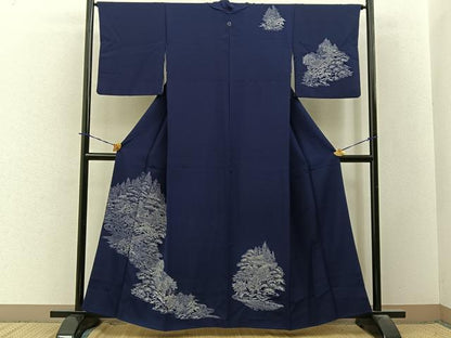 平和屋着物■訪問着　名所風景文　正絹　逸品　BAAY3761hj