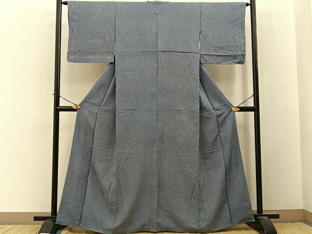 平和屋着物■江戸小紋　鮫小紋柄　正絹　逸品　BAAY3763hj