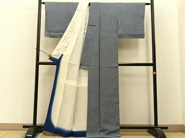 平和屋着物■江戸小紋　鮫小紋柄　正絹　逸品　BAAY3763hj