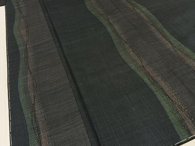 平和屋着物■本場大島紬　7マルキ　流線文　正絹　逸品　未使用　BAAY3777hj