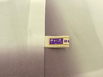 平和屋着物■上質な小紋　横段文　さが美扱い　正絹　逸品　BAAY3781hj