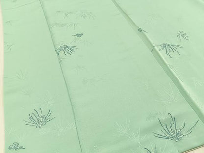 平和屋着物■上質な小紋　舞花文　正絹　逸品　BAAY3790hj