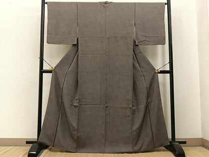 平和屋着物●江戸小紋　鮫小紋柄　正絹　逸品　BAAY3792hj