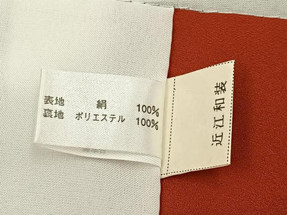平和屋着物■上質な紬　縞　正絹　逸品　BAAY3793hj