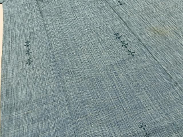 平和屋着物■上質な紬　抽象文　正絹　逸品　BAAY3809hj