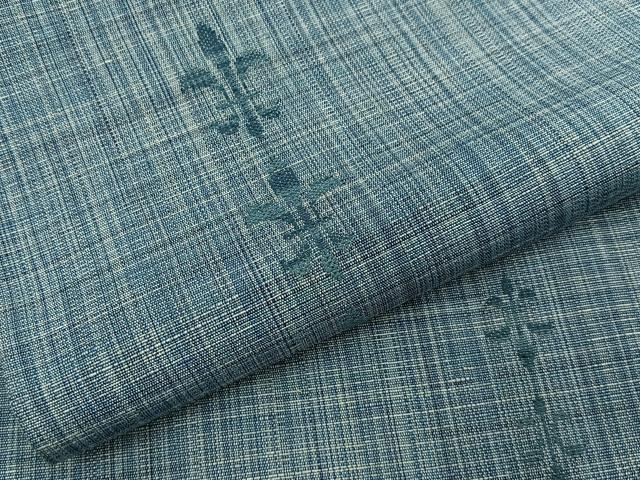平和屋着物■上質な紬　抽象文　正絹　逸品　BAAY3809hj
