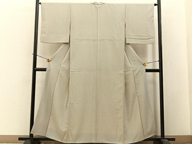 平和屋着物■江戸小紋　蜀江文様　正絹　逸品　BAAY3812hj