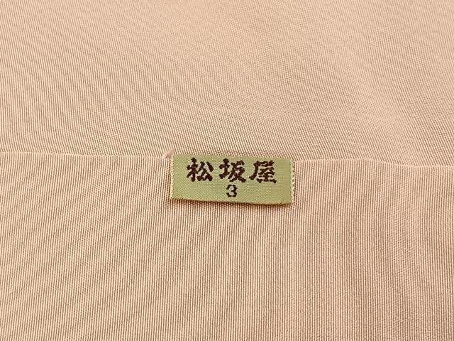 平和屋着物■上質な色無地　舞蝶地紋　虹色　松坂屋扱い　正絹　逸品　BAAY3837hj