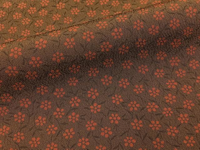 平和屋着物■上質な小紋　小花尽くし　正絹　逸品　未使用　BAAY3844hj