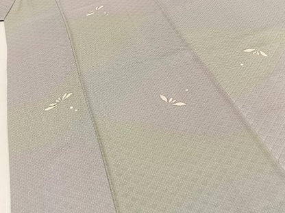 平和屋着物■上質な小紋　舞花文　暈し染め　やまと誂製　正絹　逸品　BAAY3852hj