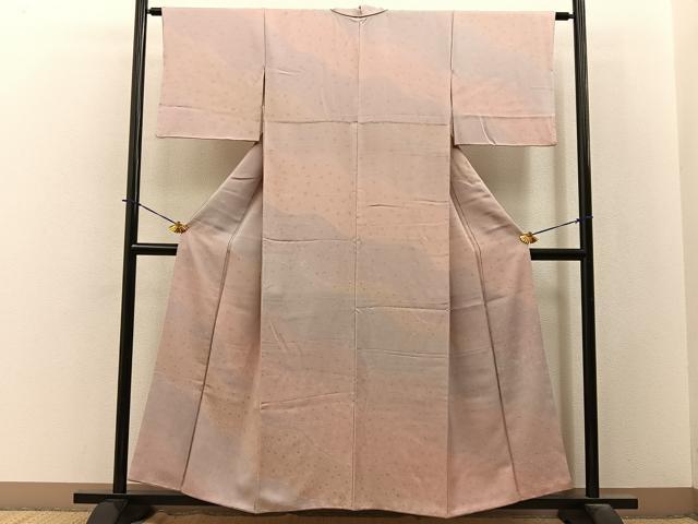 平和屋着物■訪問着　ろうけつ染め　道長舞花文　正絹　逸品　BAAY3860hj