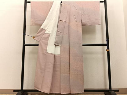 平和屋着物■訪問着　ろうけつ染め　道長舞花文　正絹　逸品　BAAY3860hj