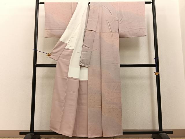 平和屋着物■訪問着　ろうけつ染め　道長舞花文　正絹　逸品　BAAY3860hj