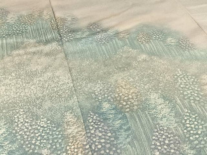 平和屋着物■訪問着　樹林文　暈し染め　正絹　逸品　BAAY3876hj