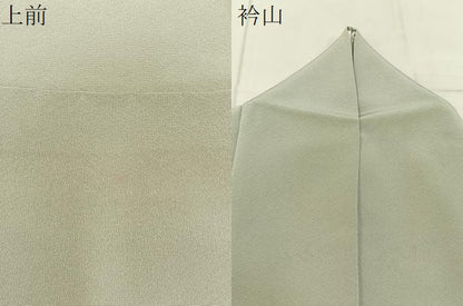 平和屋着物●訪問着　絞り　刺繍　雪輪草花文　金彩　正絹　逸品　BAAY3880hj