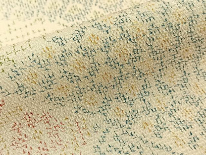 平和屋着物■本塩沢　切嵌吉祥文　正絹　逸品　BAAY3892hj