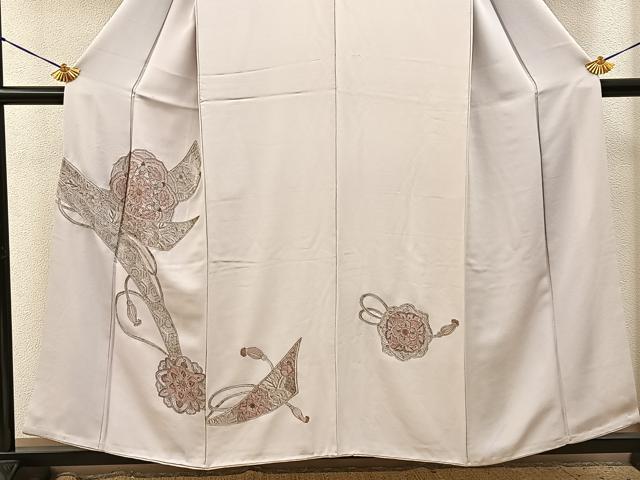 平和屋着物■中国三大刺繍　スワトウ相良刺繍　訪問着　総刺繍　正倉院花文　金彩　正絹　逸品　BAAY3893hj