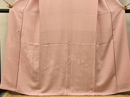 平和屋着物●無地絵羽訪問着　祇園祭　珊瑚色　正絹　逸品　未使用　BAAY3896hj