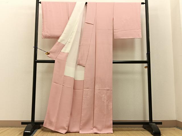 平和屋着物●無地絵羽訪問着　祇園祭　珊瑚色　正絹　逸品　未使用　BAAY3896hj