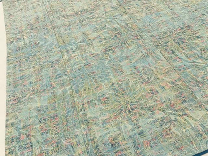 平和屋着物■上質な小紋　花尽くし　正絹　逸品　BAAY3921hj