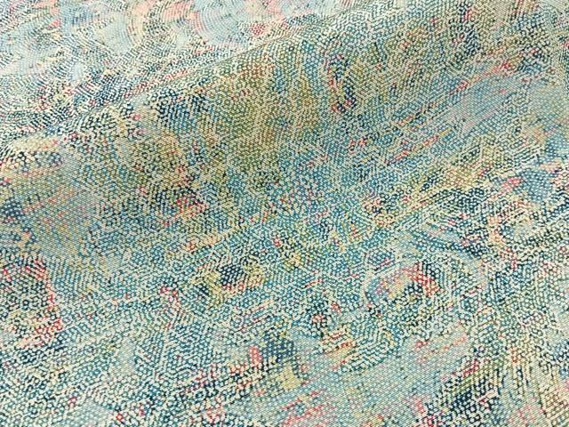 平和屋着物■上質な小紋　花尽くし　正絹　逸品　BAAY3921hj