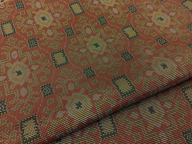平和屋着物■本場大島紬　吉祥文　反端付き　正絹　逸品　未使用　BAAY3941hj